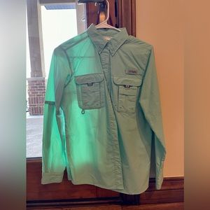 Columbia teal sportswear jacket